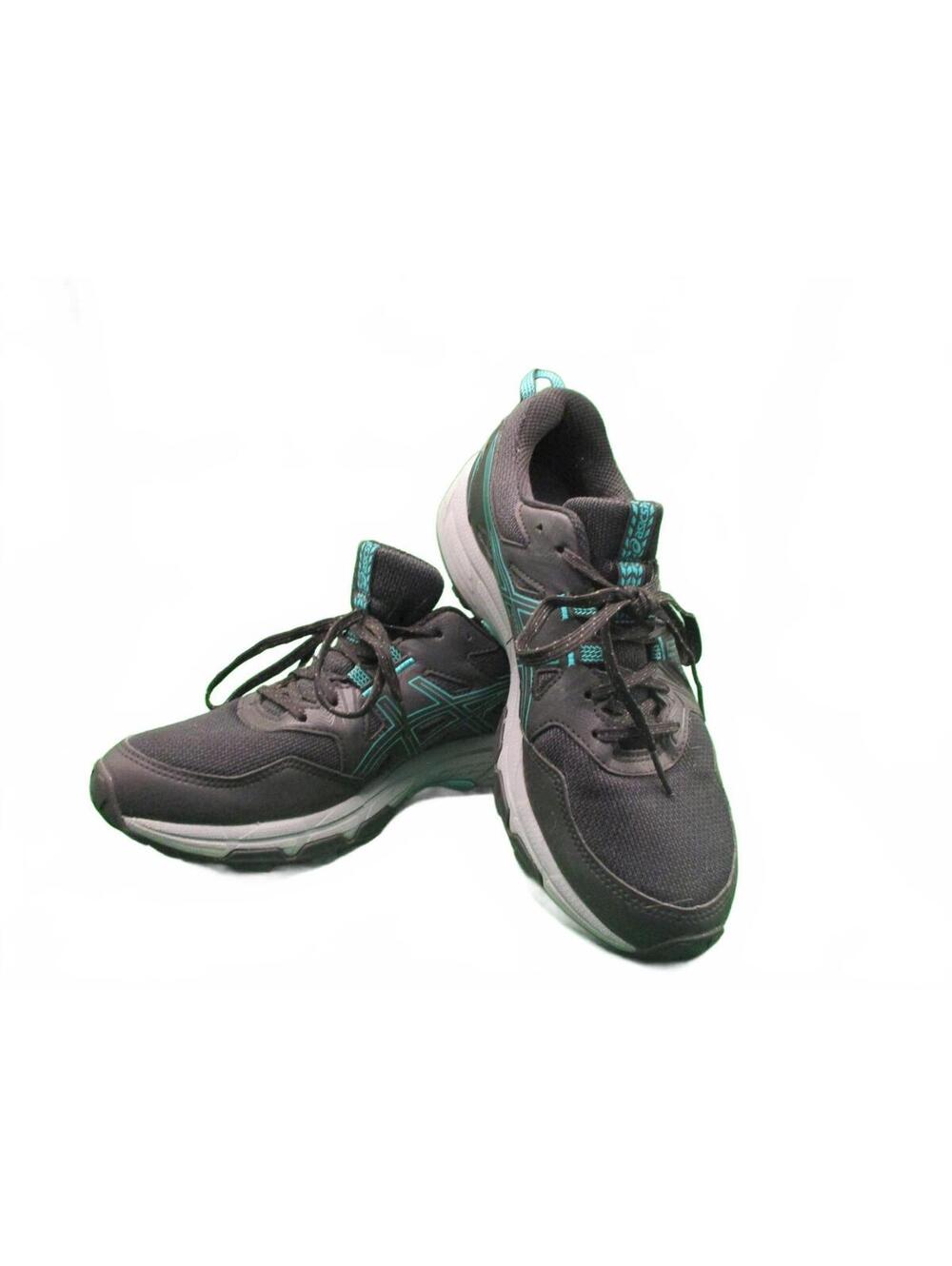 ASICS GEL-Venture 8 Women's Cushioned Breathable Athletic Shoes Black Teal Gray